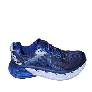 Hoka  Gaviota Women's Blue and White Athletic Running Shoe size 9